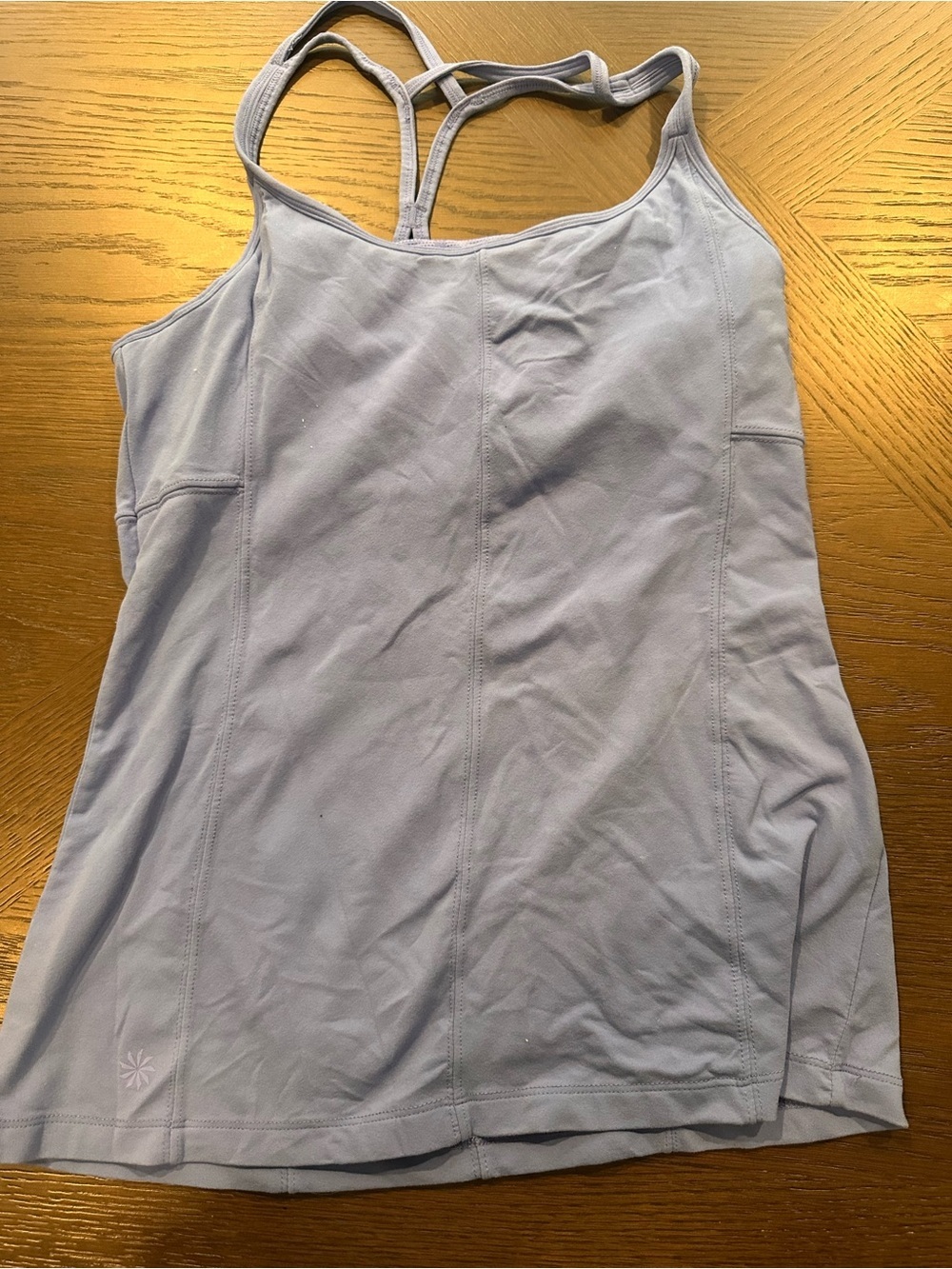 Athleta Light Lavender Strappy Tank Top